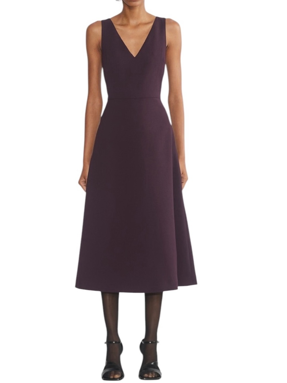 Babaton Audition dress in purple sleeveless midi length Sz 4 excellent condition